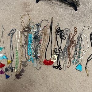 Elegant Multicolor Beaded Necklace Set